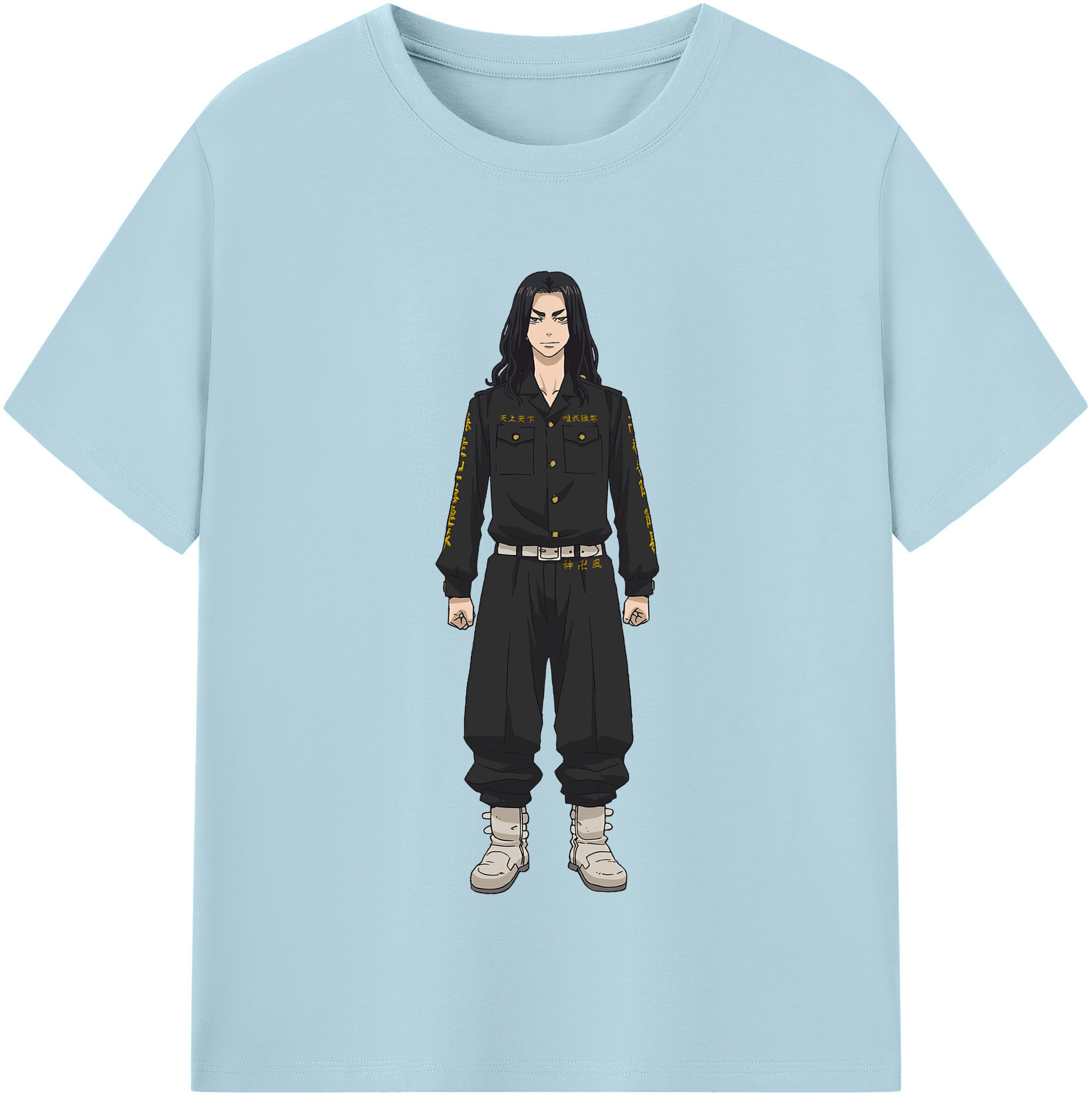 （画像用） 東京リベンジャーズ Tokyo Revengers 綿100％半袖Tシャツ（フロントプリント）